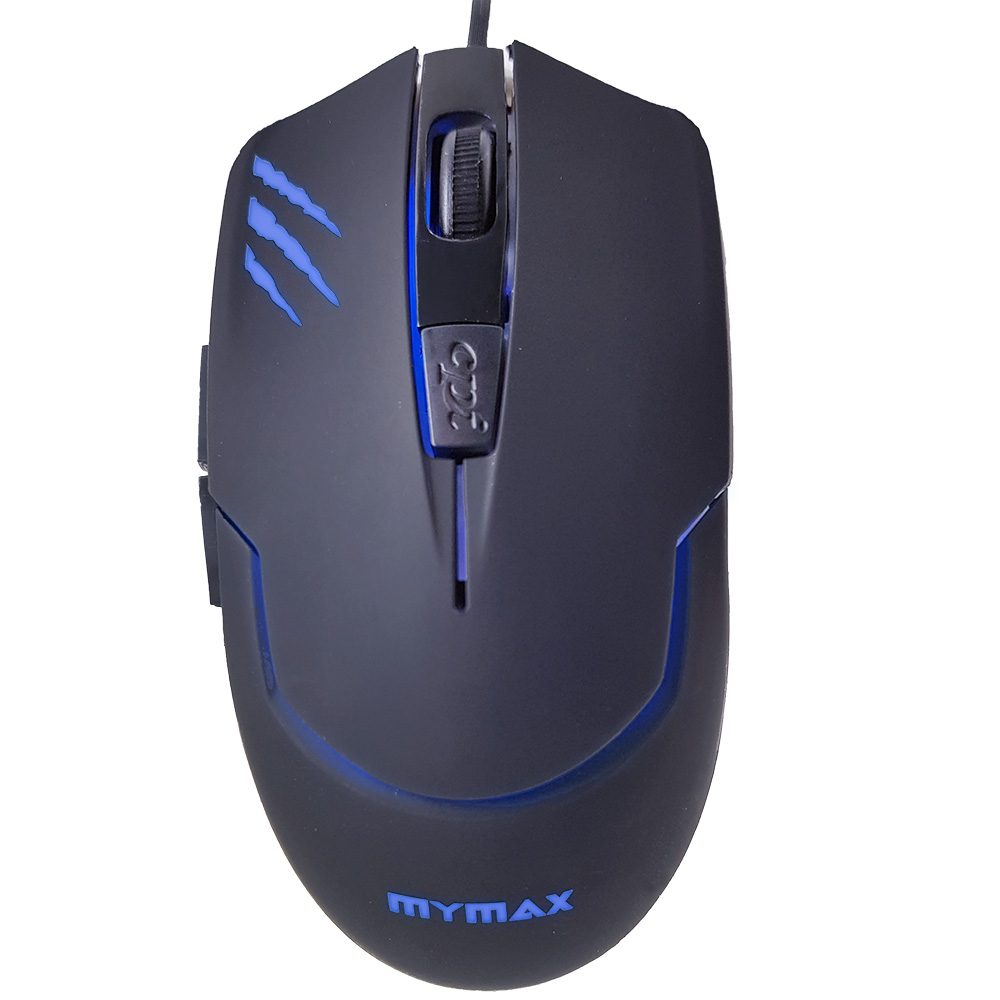 Mouse Gamer Tiger 2400 DPI - Preto com Led 4 Cores - Mymax do Brasil